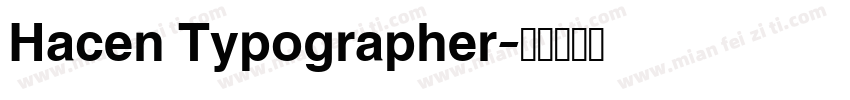 Hacen Typographer字体转换